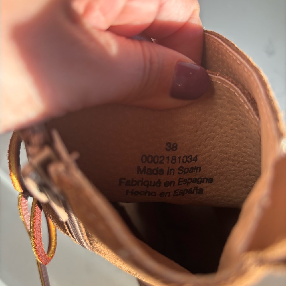 Free People Dylan Suede Lace-Up Brown Boots - Picture 8 of 11